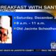 The Jacinto Foundation is hosting its third annual breakfast with Santa Claus
