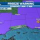 11/28 – Jeff’s “Freeze Warning Overnight” Tuesday Afternoon Forecast
