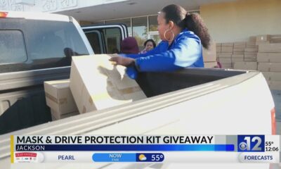 Mask and Drive Protection Kit giveaway held in Jackson