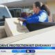 Mask and Drive Protection Kit giveaway held in Jackson