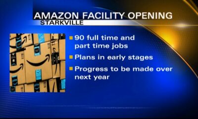 Amazon is set to open a new processing center in Starkville