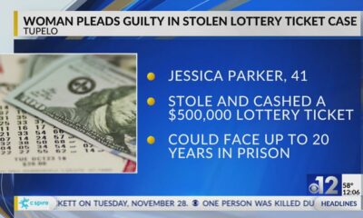 Tupelo woman pleads guilty in stolen lottery ticket case