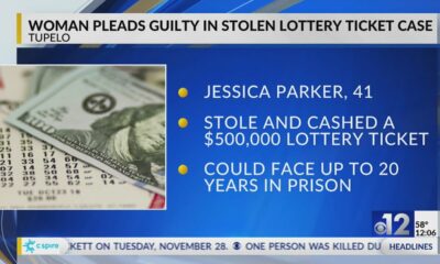 Tupelo woman pleads guilty in stolen lottery ticket case