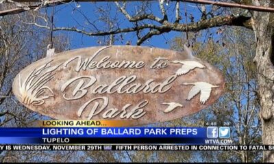 Ballard Park kicks off the Christmas season in Tupelo this week