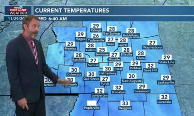 11/29 Ryan’s “Frozen, Frosty” Wednesday Morning Forecast