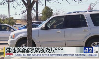 What not to do while warming up your car