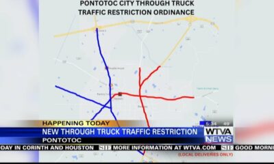 A new through truck traffic ordinance will go into effect in Pontotoc