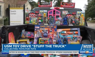 USM fills up a truckload for Toys for Tots