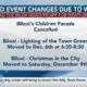 Holiday events rescheduled, canceled due to weather this weekend
