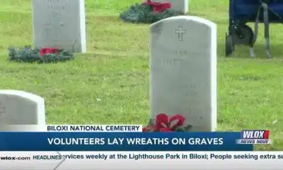 Hundreds gather for 11th laying of wreaths ceremony at Biloxi National Cemetery
