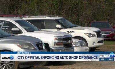 City of Petal enforcing auto shop ordinance
