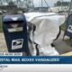 Postal mailboxes vandalized across the Coast