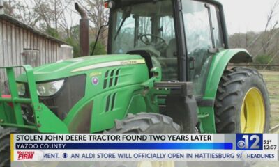 Tip leads to recovery of stolen tractor in Yazoo County