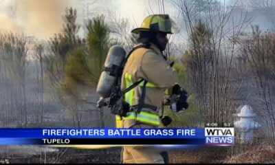 Firefighters responded to grass fire in Tupelo