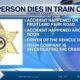 Train, vehicle accident leaves 1 dead