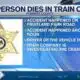 Train, vehicle accident leaves 1 dead
