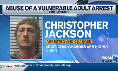 Hattiesburg man arrested for abuse on vulnerable adult