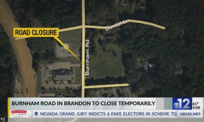 Burnham Road in Brandon to close temporarily