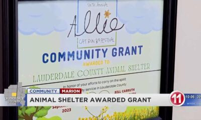 Lauderdale County animal shelter receives special grant