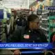 Students from Tupelo Public School District shop with a cop