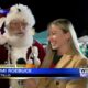WTVA's Sami Roebuck talks to Santa at Saltillo's Sip and Shop event