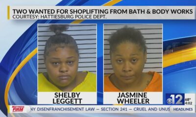 Two wanted for shoplifting from Hattiesburg Bath & Body Works
