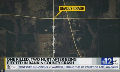 One killed, two injured after being ejected in Rankin County crash