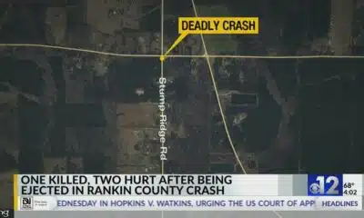 One killed, two injured after being ejected in Rankin County crash
