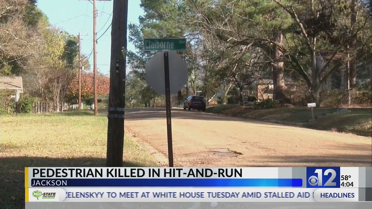 Jackson pedestrian killed in hit-and-run on Claiborne Avenue