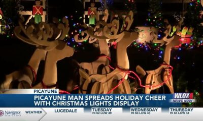 Picayune man spreads holiday cheer with Christmas lights display