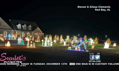 12 Nights of Christmas Lights Dec. 11 winner - Steven and Alissa Clements of Red Bay, Alabama