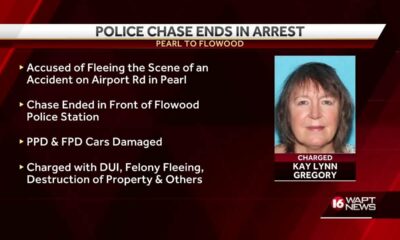 Woman arrested after Pearl police chase