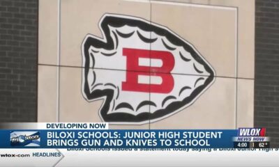 Biloxi Junior High student brings gun, knives to school