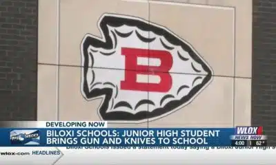 Biloxi Junior High student brings gun, knives to school