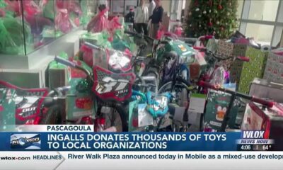 Ingalls Shipbuilding donates thousands of toys to local organizations