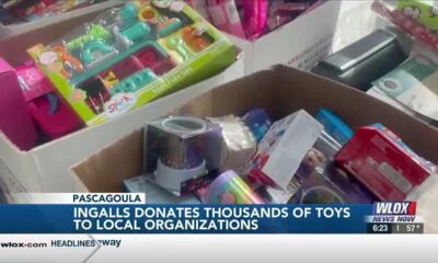 Shipbuilders from Ingalls donate thousands of toys to Jackson County organizations