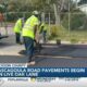 Pascagoula road pavements begin on Live Oak Lane
