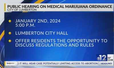 Lumberton hearing set on medical marijuana ordinance