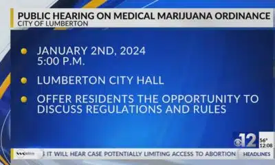 Lumberton hearing set on medical marijuana ordinance