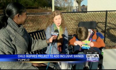 Wheelchair-accessible swings installed at Veterans Park in Tupelo