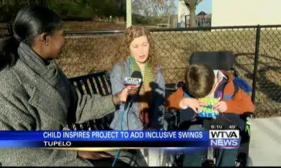 Wheelchair-accessible swings installed at Veterans Park in Tupelo