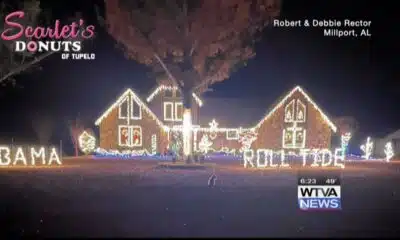 Dec. 13 - '12 Nights of Christmas Lights' winner: Robert and Debbie Rector of Millport, Alabama.