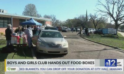 Boys and Girls Club hands out food boxes