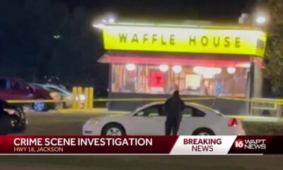 Three people shot at Waffle House on Highway 18