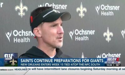 Saints continue preparations for showdown with Giants