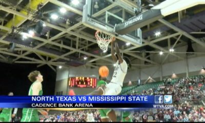 Mississippi State defeated North Texas at Cadence Bank Arena