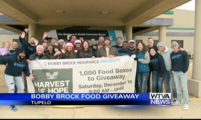 Bobby Brock Insurance held second annual food giveaway