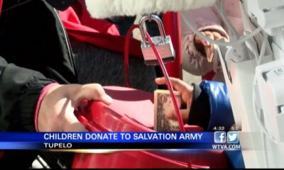 Tupelo daycare kids donated to the Salvation Army