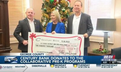Century Bank donates to the Collaborative Pre-K Programs in George County