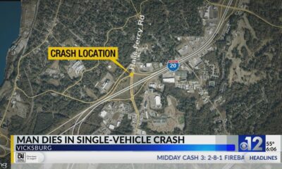 Man killed in Vicksburg crash on Halls Ferry ramp